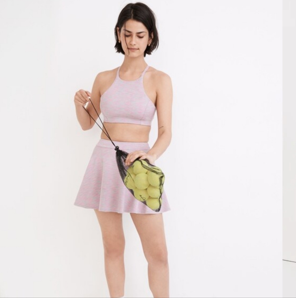 Outdoor Voices Pink and Green Activewear Top
